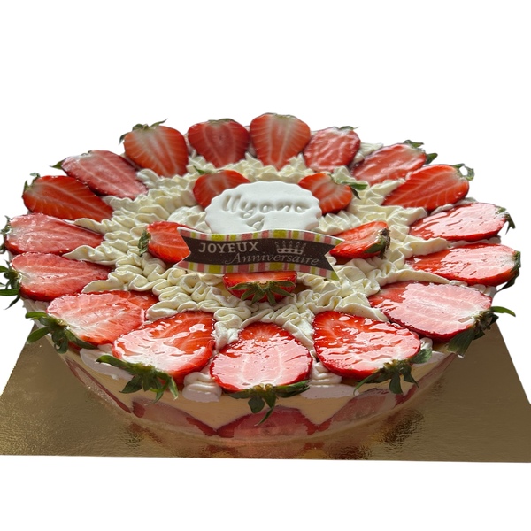 Entremet type Fraisier